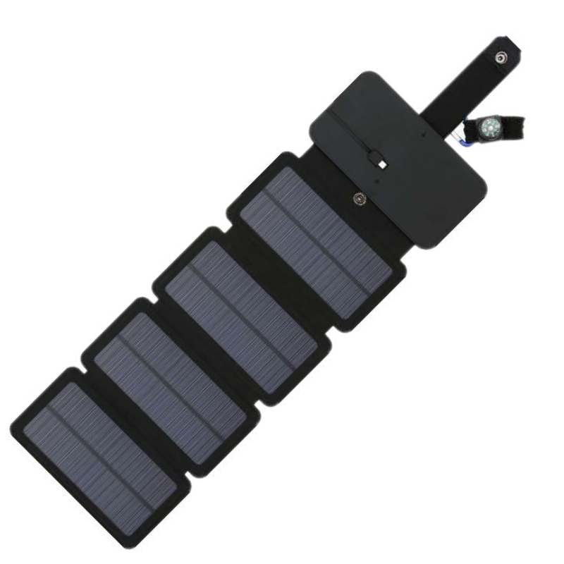 5W αδιάβροχο φορητό πτυσσόμενο εξωτερικό ηλιακό ηλιακό πάνελ τσάντα με φορτιστή USB